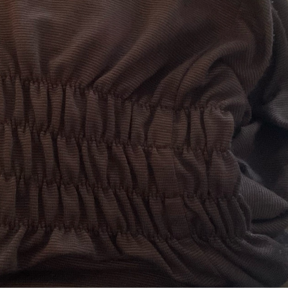 Worthinton Brown Open Front Knit Cardigan Size Large Soft Comfy & Flattering - Picture 5 of 6